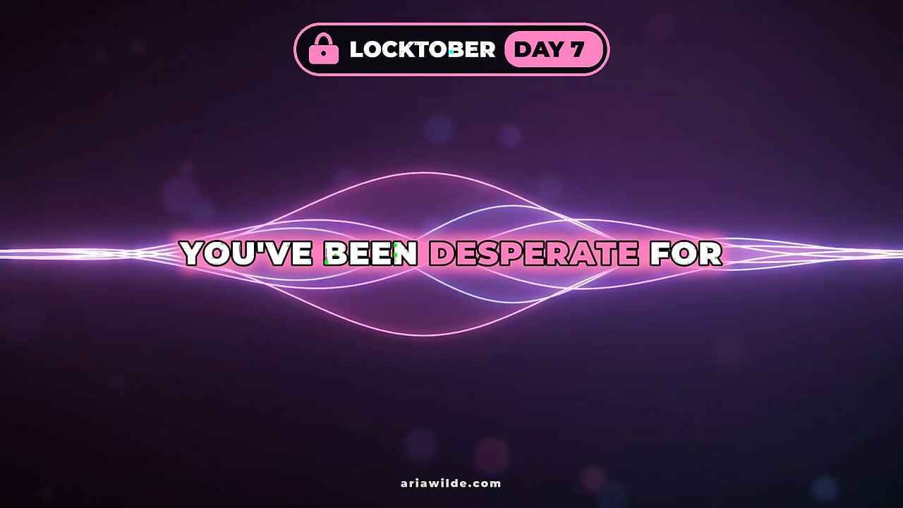 Locktober Day 7 Chastity Cage Locktober Denial Edging