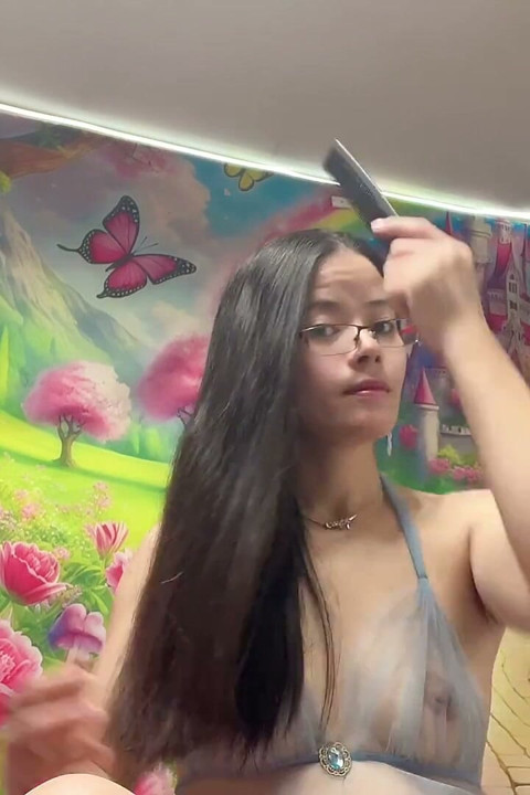 Nice Hair Black Sexy Tit Show