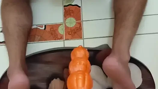 Doğada kendimi götten sikiyorum