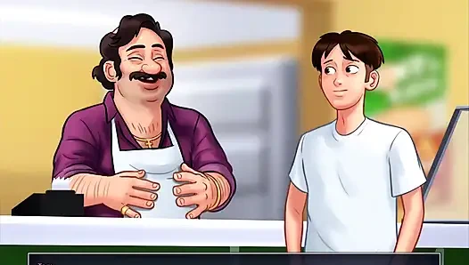 Summertime Saga - Johannes fucked Odette, Johannes fucked Maria, Eva had her baby