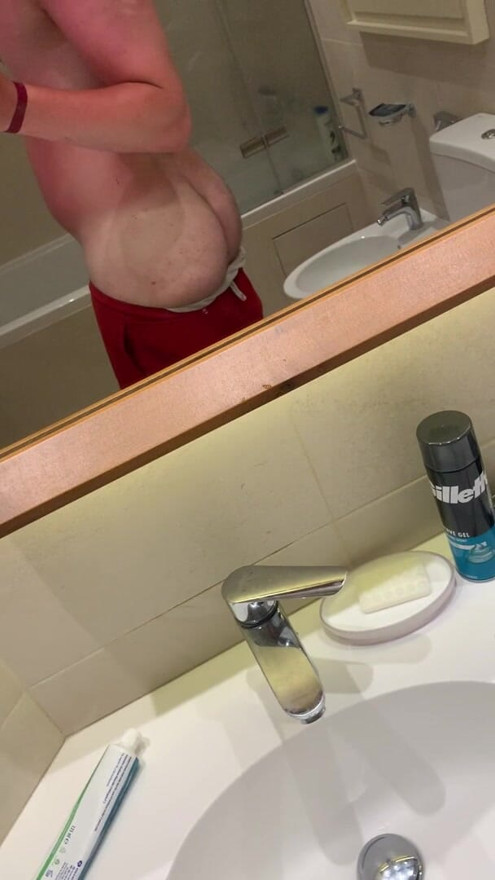 My sexy ass is too big for these shorts