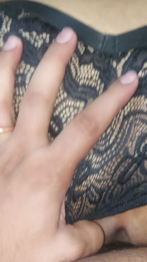 Rough sex with cum on her boobs | Clip 1