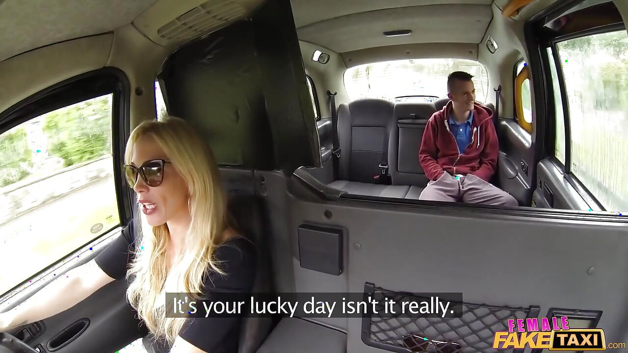 Female Fake Taxi - Feisty Driver Gives Steamy Blowjob to Naughty Student in Rebellious Car Hookup