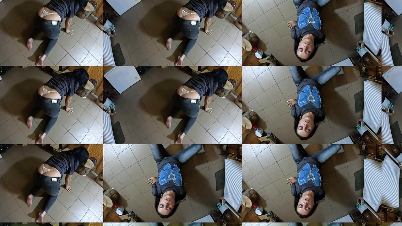Tight Jeans Dance Slut Gagging Facefuck & Cum on My Tangas