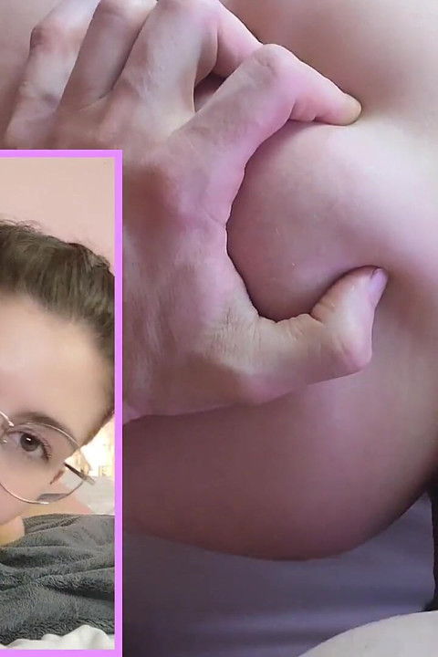Split Screen BJ Fuck Doggy Cum in Mouth