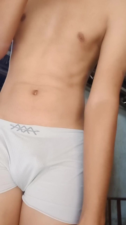 Young Asian boy little D masturbation in the warehouse | Clip 1
