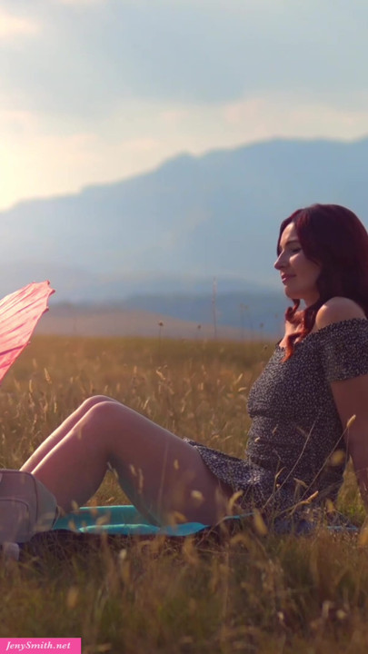 Mountains and a Woman. Full video only on JenySmith.net