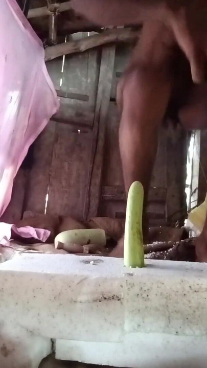 Jaw-dropping moment from "Desi boy fucking him self"