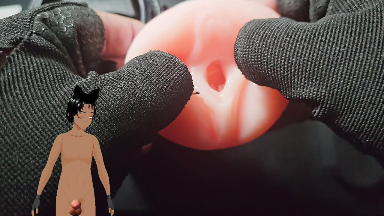 Using an automatic Male masturbator that is someone else is gonna use.