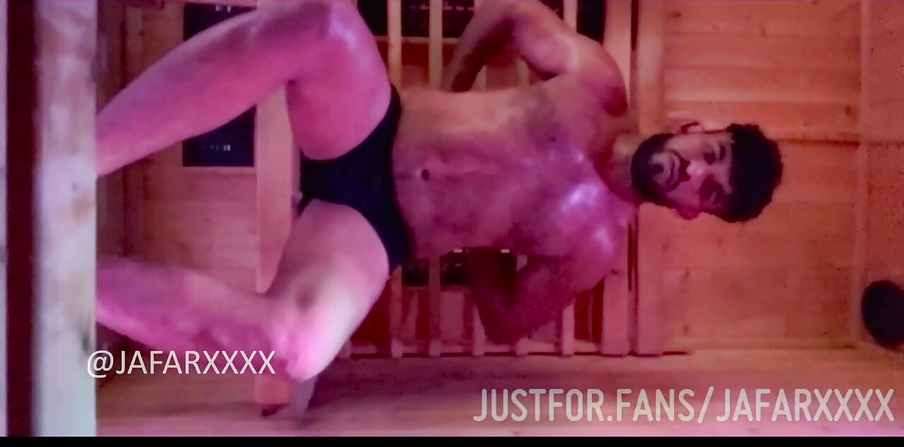 Ready for a Session with Me Dripping Sweat in the Sauna After Long Gym Session with My Feet in Your Face to Lick and Clean