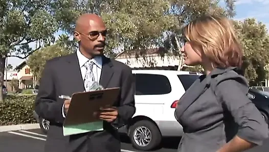 Leigh Livingston Taking Giant Black Cock and Get Pounded Hard