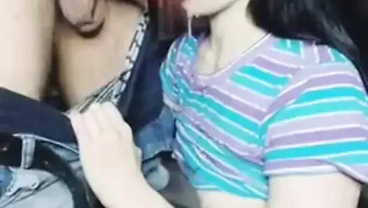 Girl and blowjob