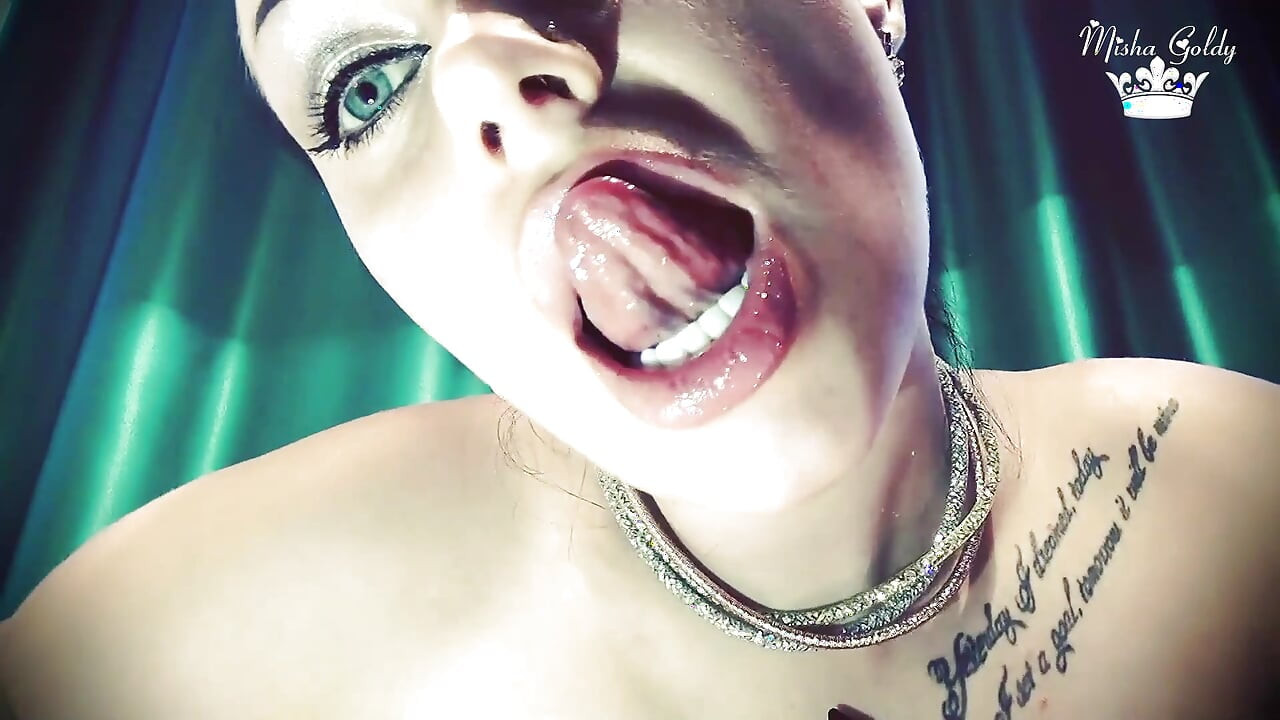 Lip licking Joi game