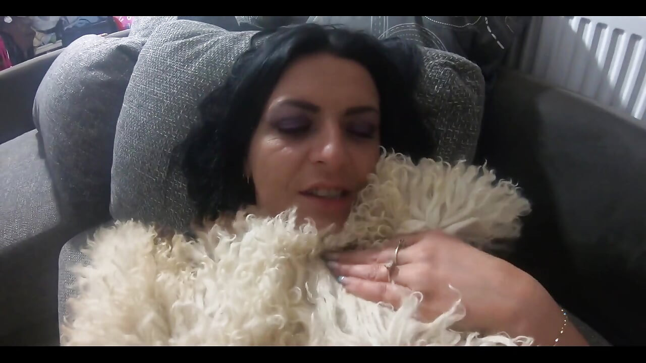 Playing with a Sheepskin