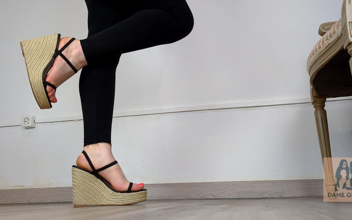 Shoe Collection: Summer Cork Platform Wedge Sandals - Dame Olga