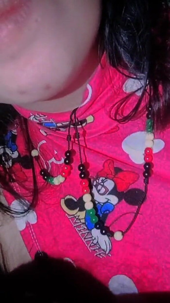 Key moment from "DIRTY WISHES OF MY STEPSISTER SHE SUCKS MY COCK IN EXCHANGE FOR GOING TO TASTING TOGETHER 2022"