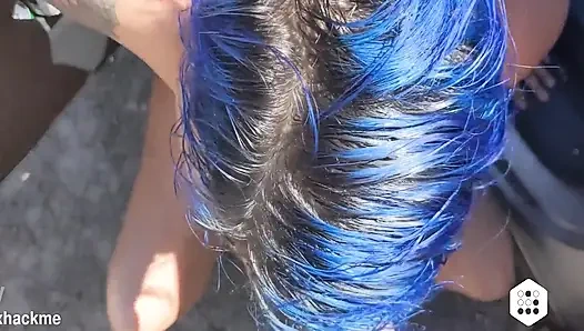 Nyepong kontol di jalan gurun pasir