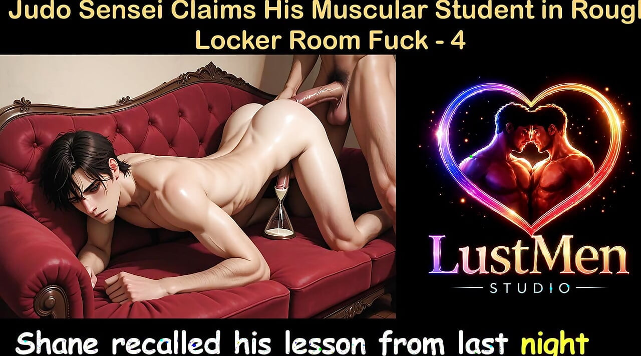 Gay Audio Sex Story - Judo Sensei Claims His Muscular Student in Rough Locker Room Fuck - Part 4
