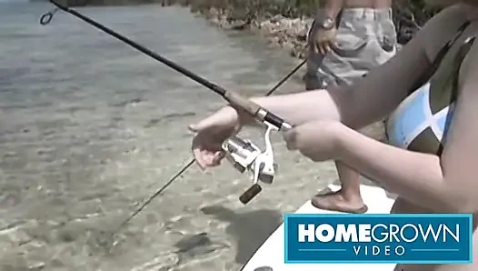 Meggie Golds Big Tit Babe Drains Big Rods By The Lake