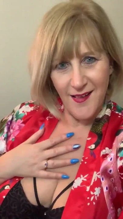 Whore Granny Playing Teasing Cock
