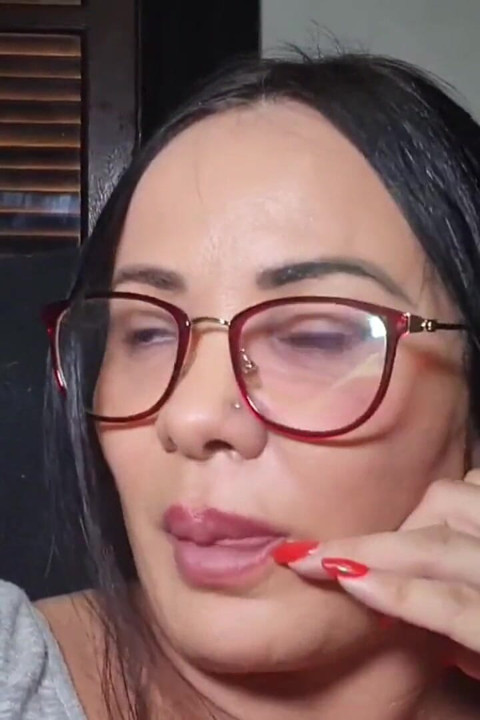 Curious Stepmom Watches TV and Sucks Stepson's Cock