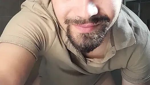 Romanian gay man Daeros is approached by his neighbour and he take it.