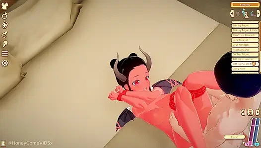 Honeycome - cewek bejat ini dientot habis-habisan sampai mengerang keenakan - tanpa sensor