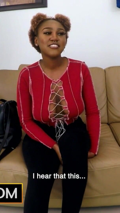 This BIG TITS EBONY TEEN dreamed of seeing America... GAGGED on my cock sloppy for the ticket | Clip 1