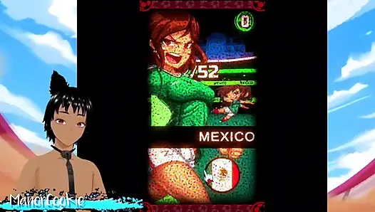 World Cup Girls - A FIFA world cup game and Mexico has challenged us and we might get a special blow job!
