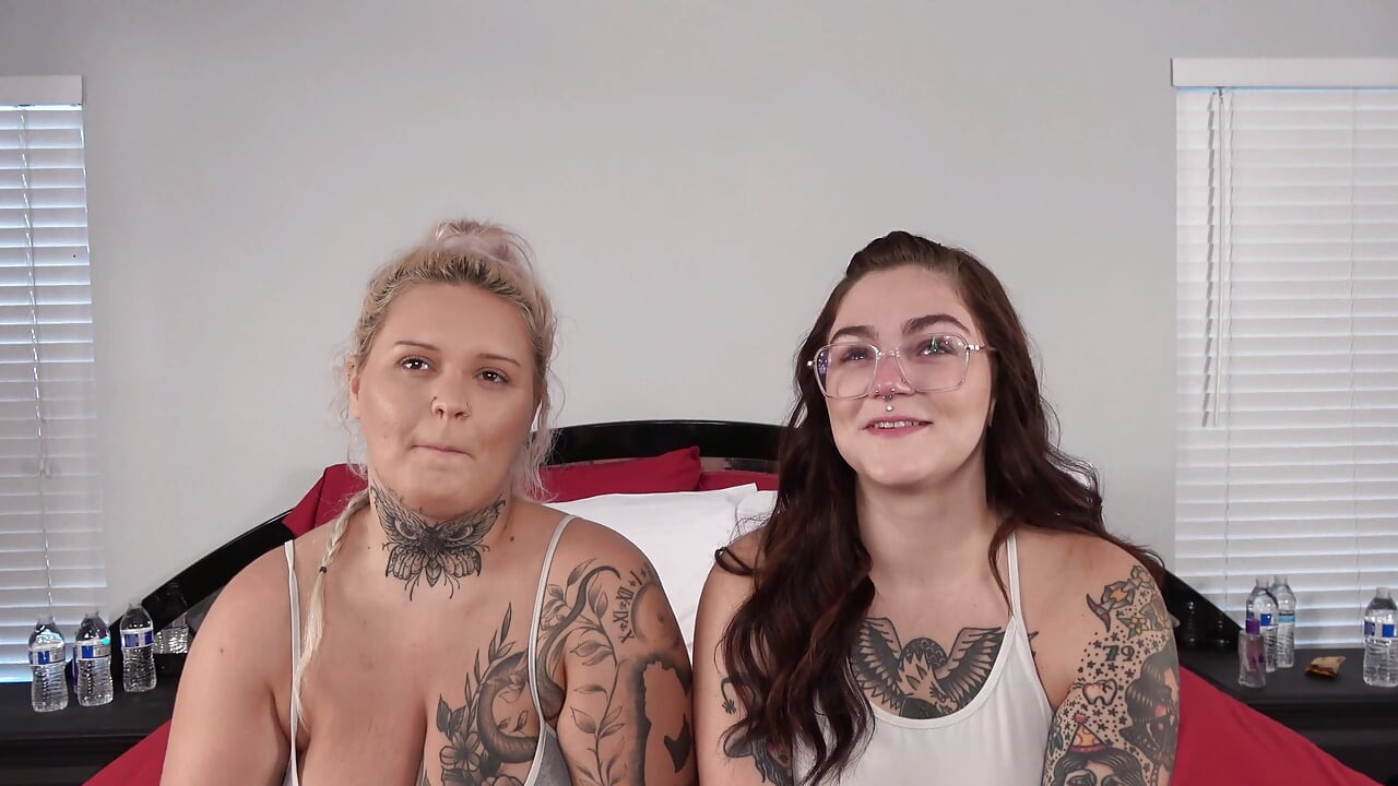 Desperate Amateurs Infinity Iris and Barbie get their big bbw tits and fat asses tight pussies pounded by big white cock