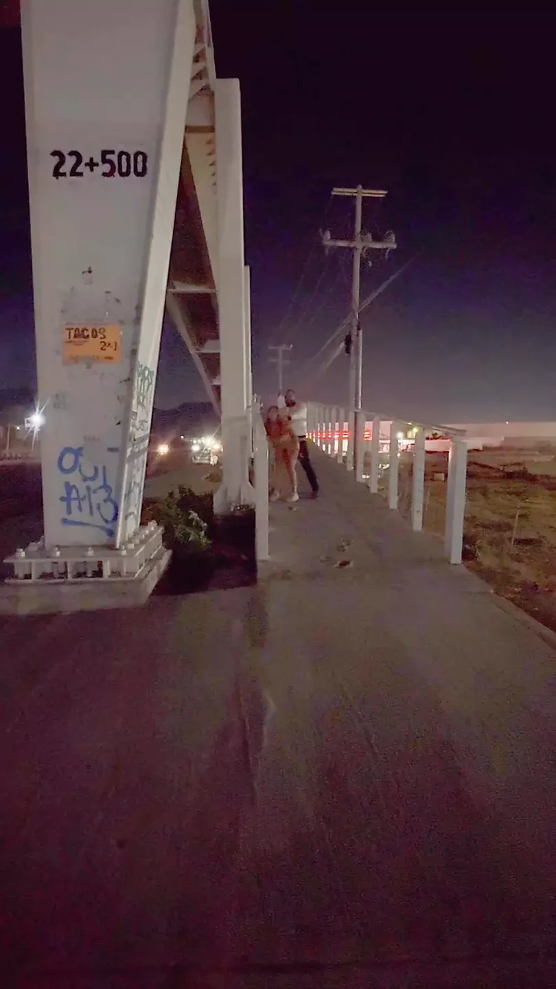 CAUGHT HAVING SEX ON THE PEDESTRIAN BRIDGE