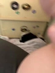 Tit teasing and penetrating with a makeup brush