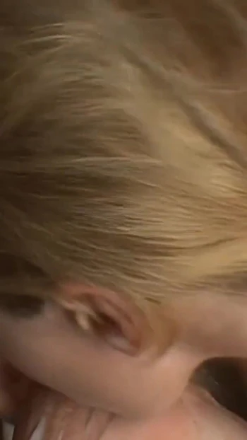 Jaw-dropping moment from "POV blow job! Blonde teen sucks cock like a pro!"