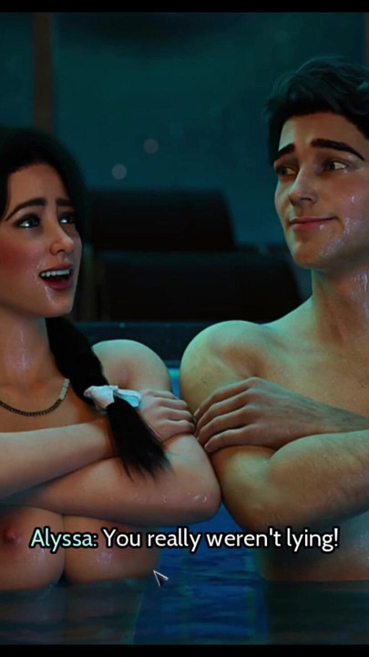 Busty Slut Fucked Hard After Pool and Cum Facial - FreshWomen 17 By Pantsu Interactive | Clip 1