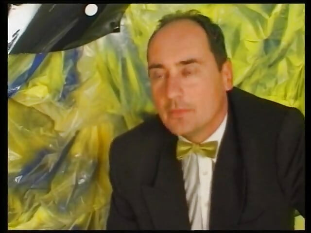 Wet and messy slut wearing stockings and lingerie gets slammed