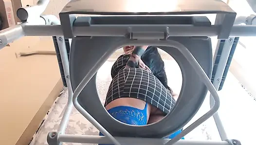 Ass worship toilet loser