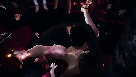 Ngentot penari striptis asia di klub striptis