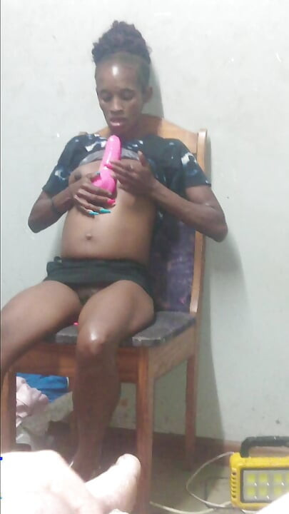 Hot Black Girl Masterbate with Vibrator While Watch Husband & Wife Fuck Doggystyle Position