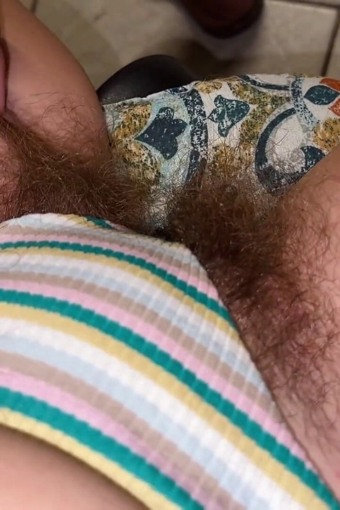 Super Thick and Long Plussy Hair Bush Closeup