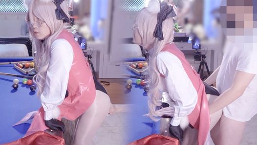 Tamamo Cosplay Sex, FGO, сексуальный ледибой косплеера трахают, судьба кроссдрессера транса хентай 11