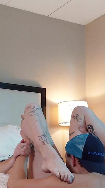 Eating Petite Tatted Teen's Pussy - Compilation 4