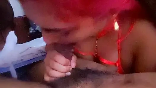 Sweet Light Skin Redhead Deep Throats