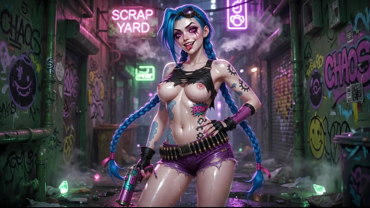 Jinx Lewd Wet挑逗汇编大奶子和阿赫高