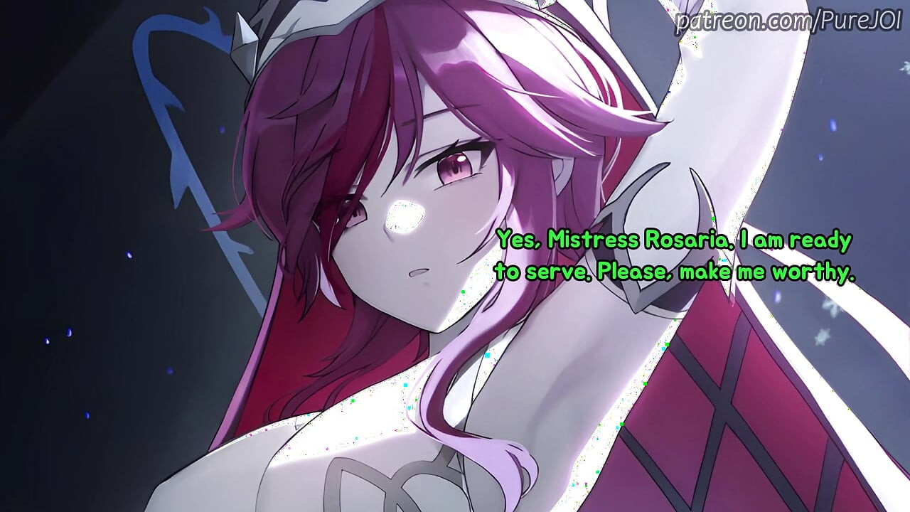 Rosaria from Genshin Impact makes your cock suffer (Edging JOI)