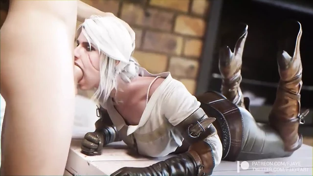 Ciri получает жесткий трах