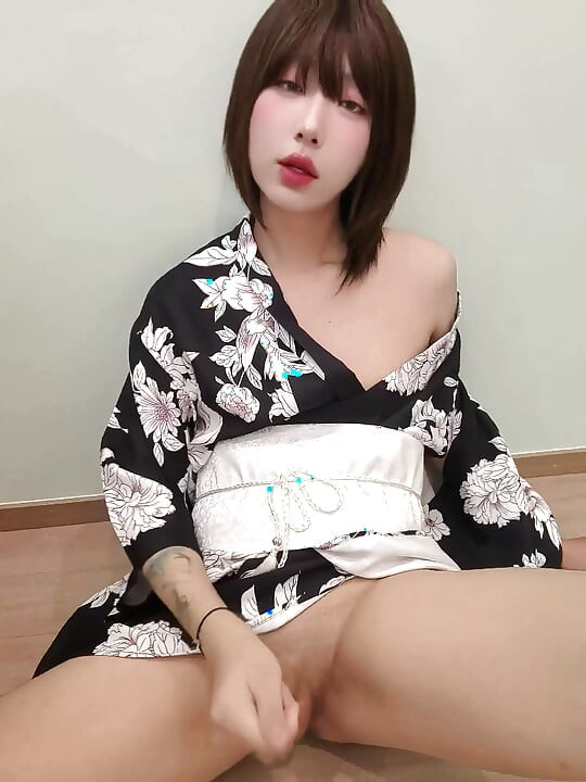 Super Pretty Asian Ladyboy Playing Her Big Cock,Will You Serve Her Big Cock?
