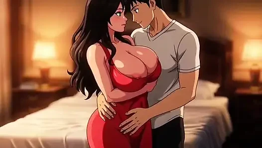 beautiful busty stepmom Elena shares a secret While Dad is away on a business trip