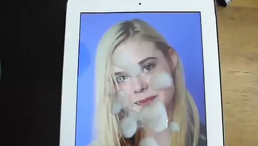 Elle Fanning cumtribute #1