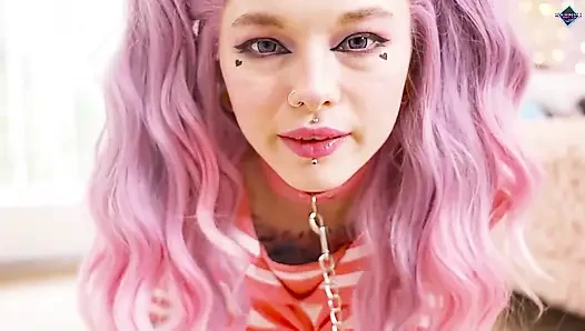Kawaii kitty bekommt ein sperma in enge muschi