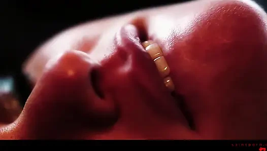 Schönheit Mit Dunklen Haaren Gibt Einen Blowjob Und Wird Tief Gefickt